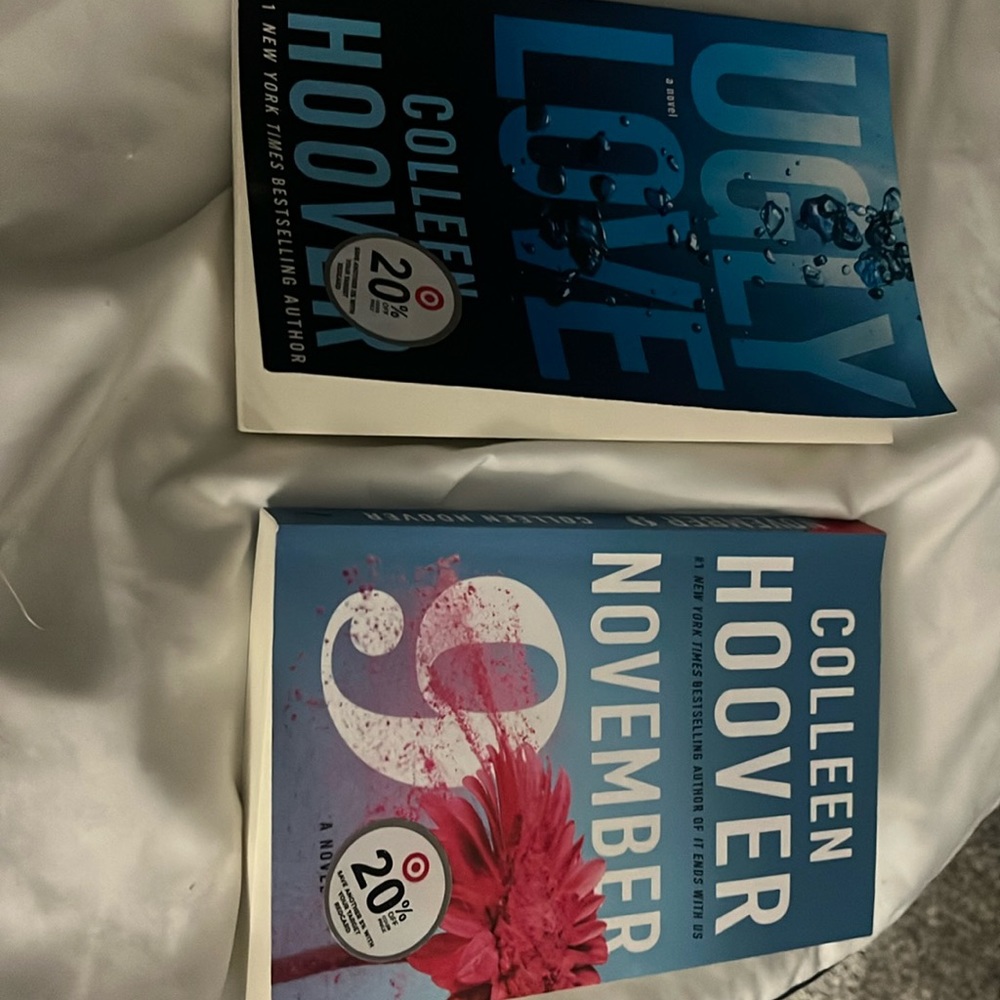 3 Colleen Hoover books has some connections excellent condition
